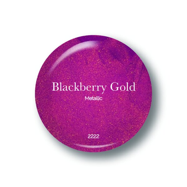 Metallic Blackberry Gold