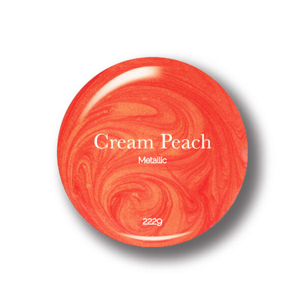 Metallic Cream Peach